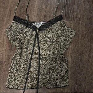 Cheetah print top